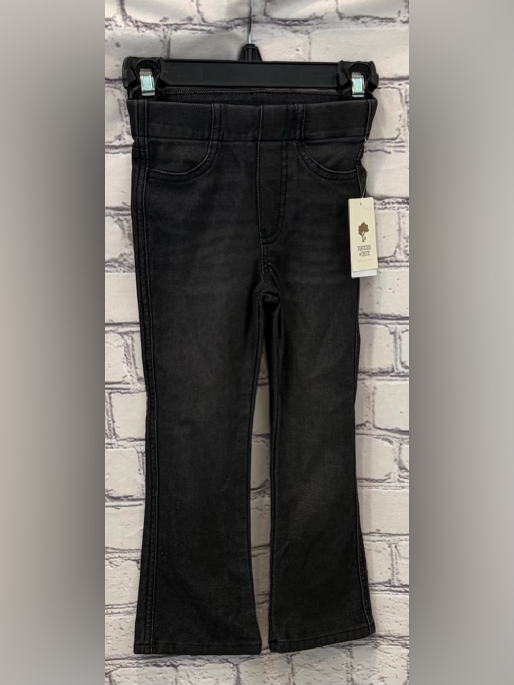 Nordstrom Tucker+Tate:4 Black  Wash Stretch Pull-On Jeans/Tag Two Pockets